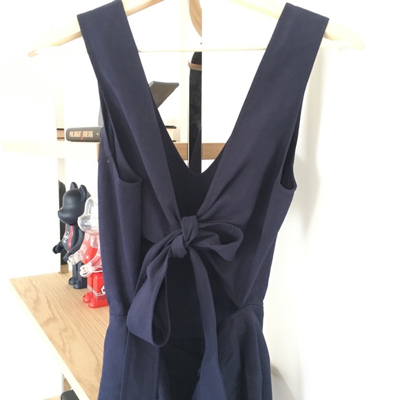 Club Monaco Torela jumpsuit pantalon Navy 2 - Picture 4 of 10